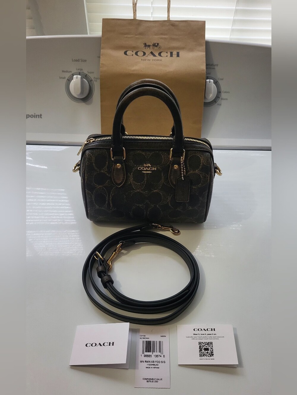 Coach Signature Loved Canvas Mini Rowan